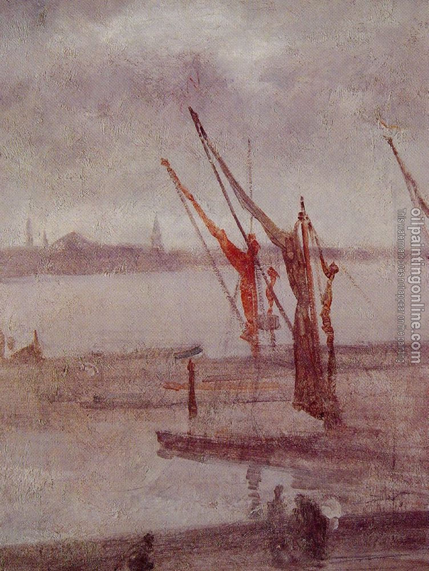 Whistler, James Abbottb McNeill - Chelsea Wharf